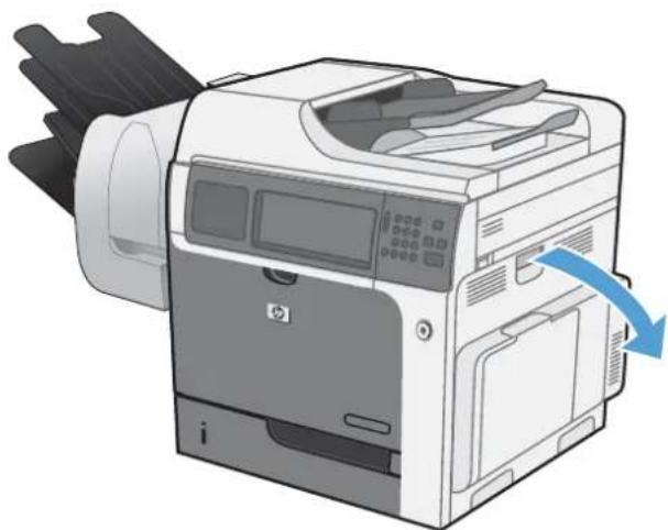 HP LaserJet Enterprise CM4540 MFP - Suppression des bourrages dans la porte droite - 1