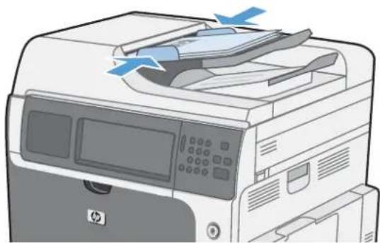 HP LaserJet Enterprise CM4540 MFP - Envoi d'un document numérisé vers un dossier réseau - 2