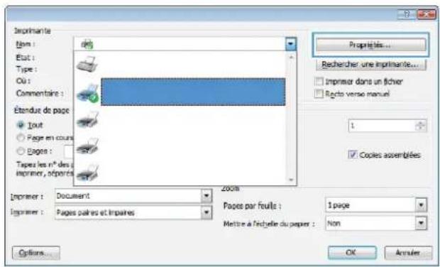 HP LaserJet Enterprise CM4540 MFP - Sélection des options d'agrafage sous Windows - 2