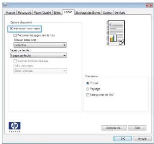 HP LaserJet Enterprise CM4540 MFP - Création d'un livret avec Windows - 4