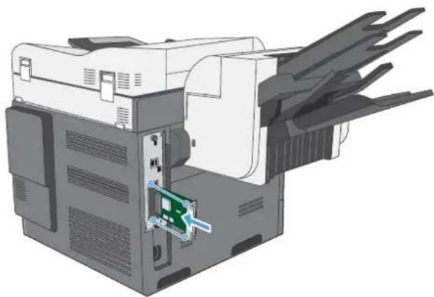 HP LaserJet Enterprise CM4540 MFP - Installation des cartes externes E/S - 6