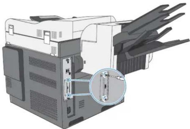HP LaserJet Enterprise CM4540 MFP - Installation des cartes externes E/S - 7