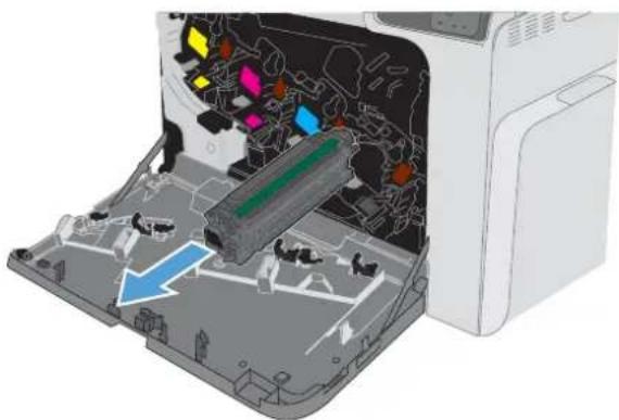 HP LaserJet Enterprise CM4540 MFP - Remplacement d'une cartouche d'impression - 2