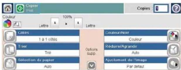 HP LaserJet Enterprise CM4540 MFP - Réduction ou agrandissement d'une image de copie - 4