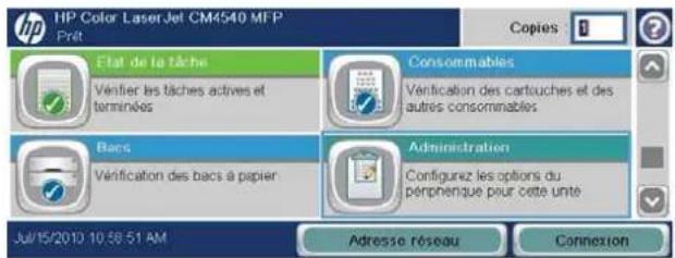 HP LaserJet Enterprise CM4540 MFP - Modification de la Reprise après bourrage - 1
