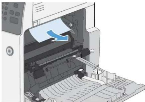 HP LaserJet Enterprise CM4540 MFP - Suppression des bourrages dans la porte droite - 4
