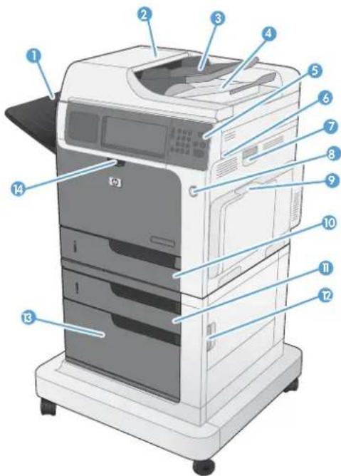 HP LaserJet Enterprise CM4540 MFP - CM4540 MFP - 2