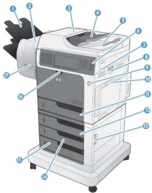 HP LaserJet Enterprise CM4540 MFP - CM4540 MFP - 3
