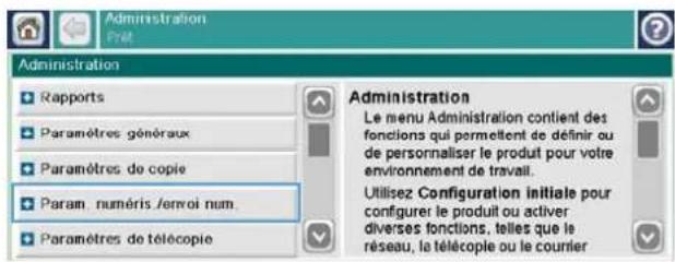 HP LaserJet Enterprise CM4540 MFP - Configuration des paramètres du serveur de courrier électronique - 2