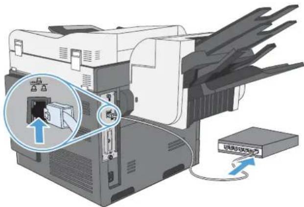 HP LaserJet Enterprise CM4540 MFP - Configurer l'adresse IP - 1