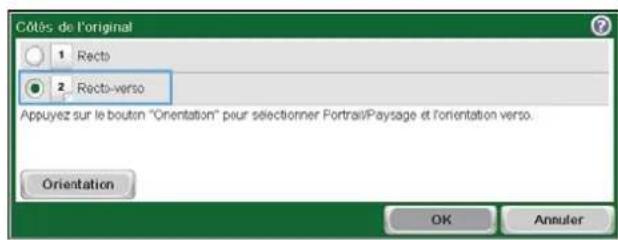 HP LaserJet Enterprise CM4540 MFP - Envoi d'un document numérisé vers une ou plusieurs adresses électroniques - 6