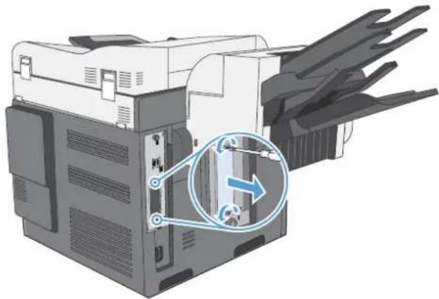 HP LaserJet Enterprise CM4540 MFP - Installation des cartes externes E/S - 5