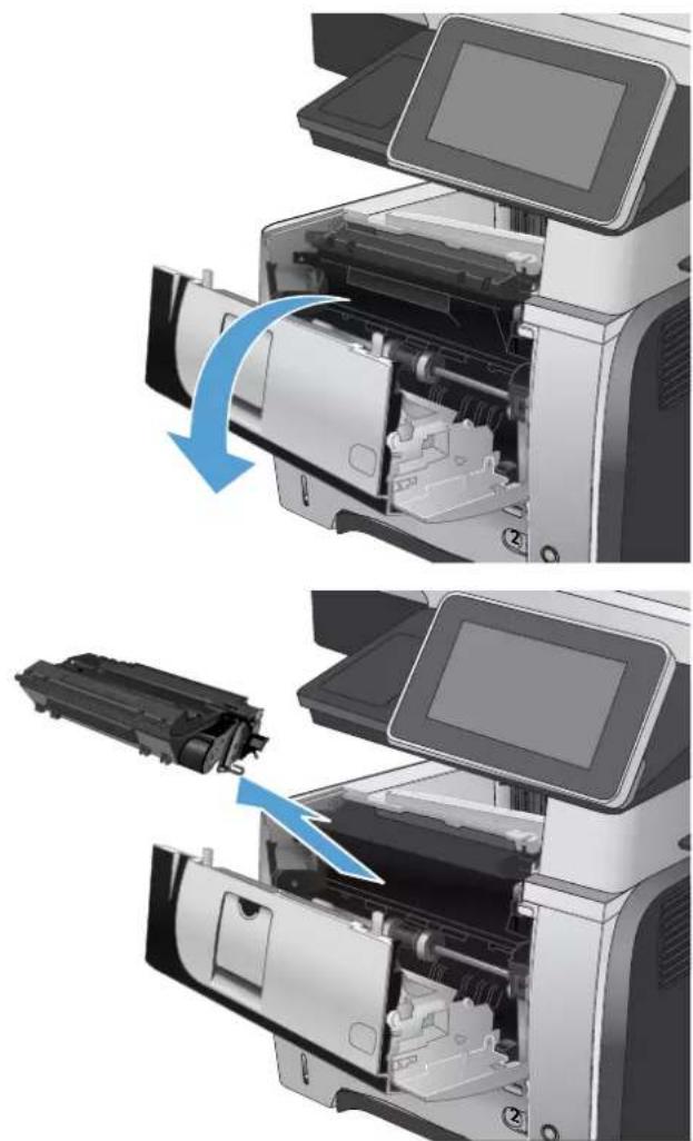 HP LaserJet Enterprise 500 MFP M525 - Remplacement de la cartouche d'encre - 4