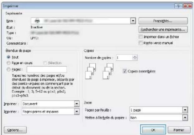 HP LaserJet Enterprise 500 MFP M525 - Créer un livret (Windows) - 8