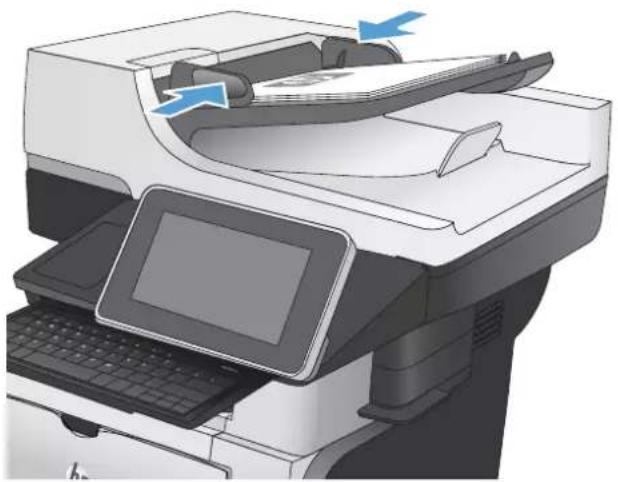 HP LaserJet Enterprise 500 MFP M525 - Envoi d'un document numérisé vers une ou plusieurs adresses électroniques - 1