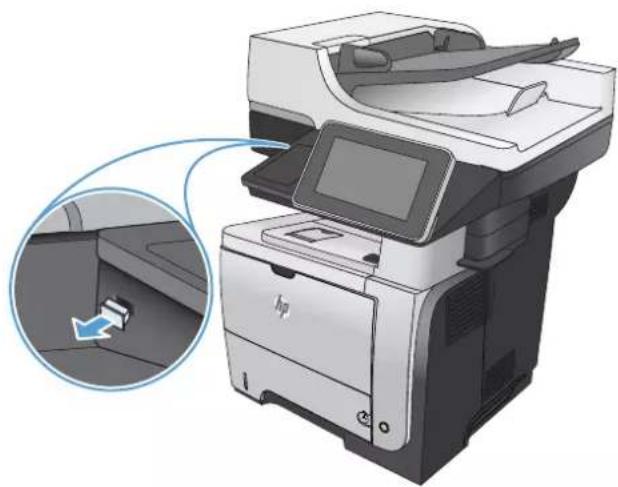 HP LaserJet Enterprise 500 MFP M525 - Impression de documents à l'aide de la fonctionnalité USB Easy-Access - 1