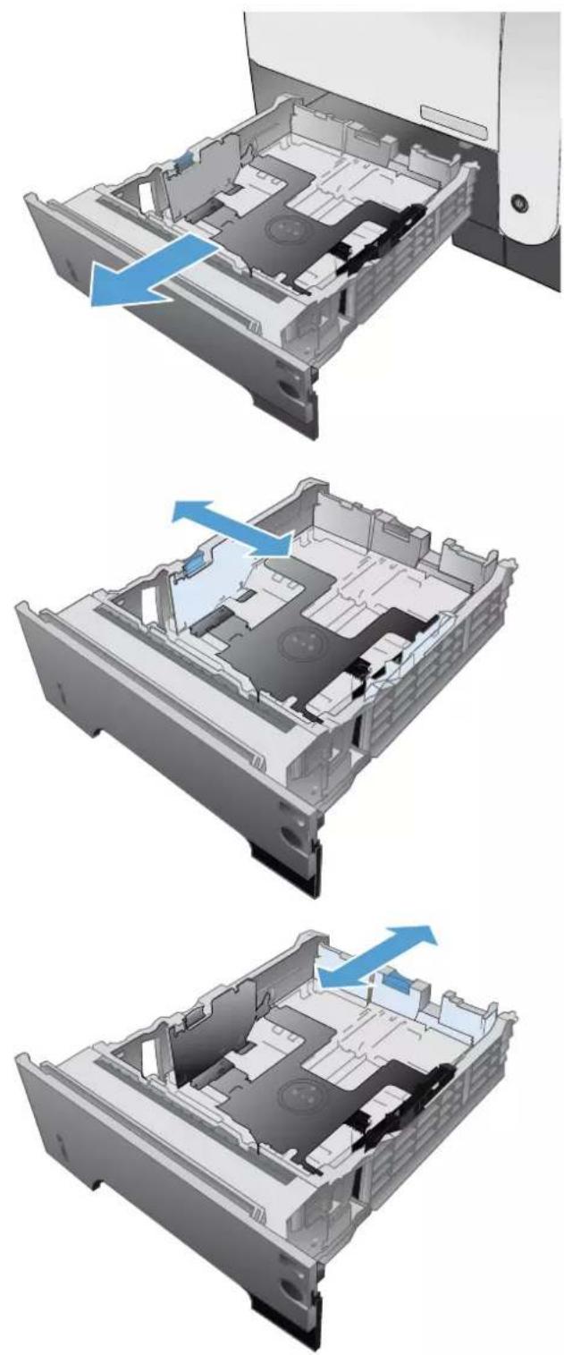 HP LaserJet Enterprise 500 MFP M525 - Chargement du bac 2 ou du bac de 500 feuilles en option - 1