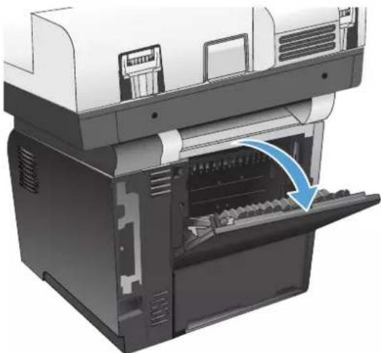 HP LaserJet Enterprise 500 MFP M525 - Impression vers le bac de sortie arrière - 1
