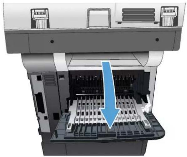 HP LaserJet Enterprise 500 MFP M525 - Supprimez les bourrages au niveau de la porte arrière et dans la zone de fusion - 1