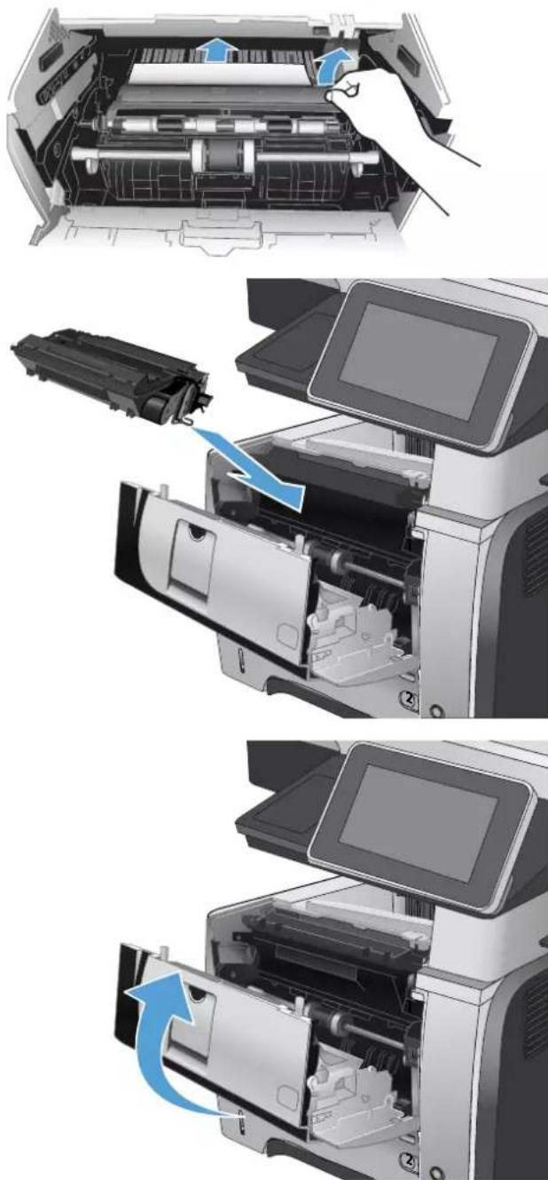 HP LaserJet Enterprise 500 MFP M525 - Suppression des bourrages du bac 1 - 3