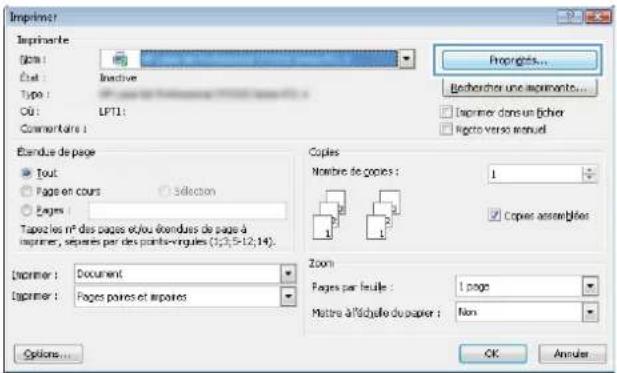 HP LaserJet Enterprise 500 MFP M525 - Créer des raccourcis d'impression (Windows) - 1