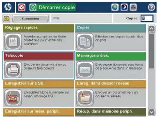HP LaserJet Enterprise 500 MFP M525 - Création d'une liste de numérotation rapide - 1