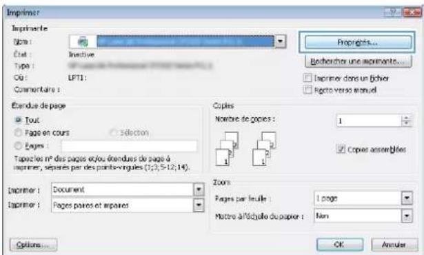 HP LaserJet Enterprise 500 MFP M525 - Imprimer plusieurs pages par feuille (Windows) - 1
