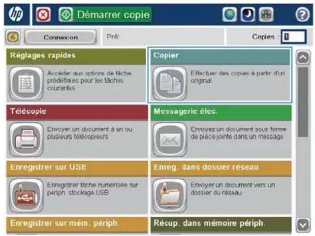 HP LaserJet Enterprise 500 MFP M525 - Réduction ou agrandissement d'une image de copie - 1