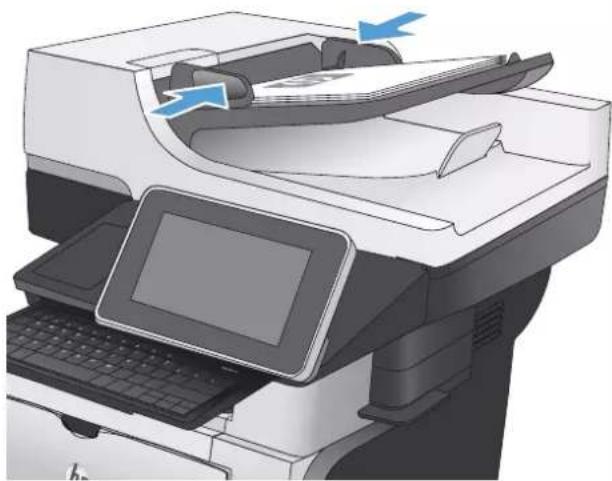 HP LaserJet Enterprise 500 MFP M525 - Envoi d'un document numérisé vers un dossier réseau - 3