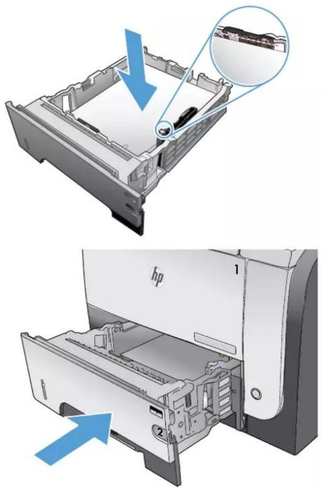 HP LaserJet Enterprise 500 MFP M525 - Chargement du bac 2 ou du bac de 500 feuilles en option - 2