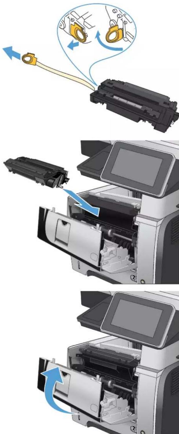 HP LaserJet Enterprise 500 MFP M525 - Remplacement de la cartouche d'encre - 5