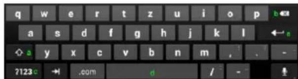 INTENSO TAB 724 - Utilização do teclado virtual - 1