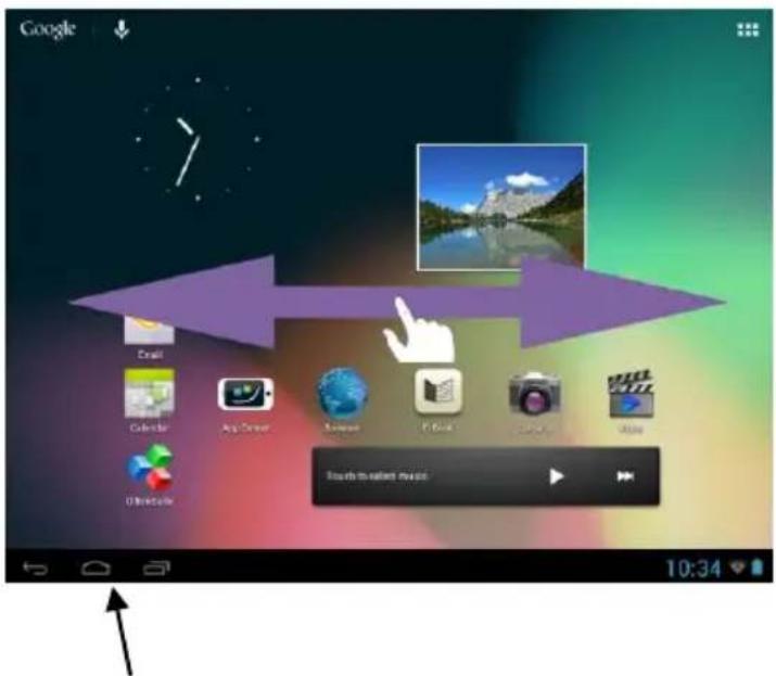 INTENSO TAB 724 - Utilizzare diverse schermate iniziali - 1