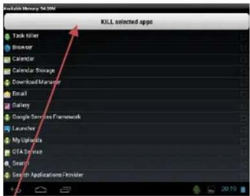INTENSO TAB 724 - 14.) Task manager - 2