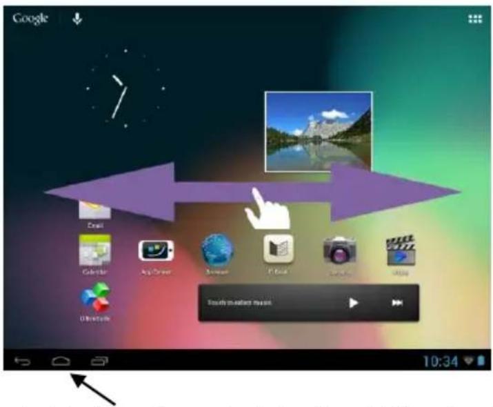 INTENSO TAB 724 - Utiliser différents écrans d'accueil - 1