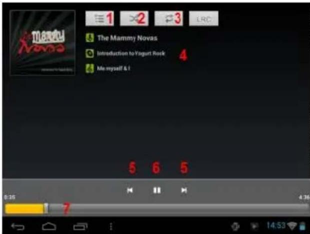 INTENSO TAB 714 - Pantalla de reproducción - 1