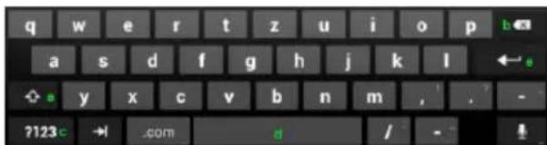 INTENSO TAB 714 - Utilização do teclado virtual - 1