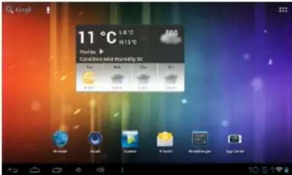 INTENSO TAB 714 - 9.) Ekran startowy - 1