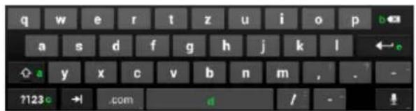 INTENSO TAB 714 - Nutzung der virtuellen Tastatur - 1