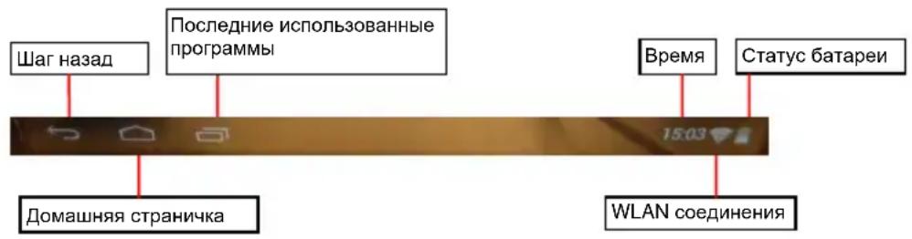 INTENSO TAB 714 - Строка состояния - 1