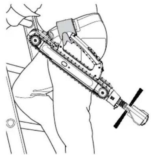 IROBOT Looj 330 - Fixation de l'agrafe de ceinture du Looj - 2