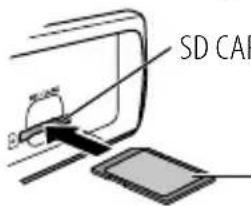 KENWOOD KMM-257 - Insert an SD card (for KMM-357SD) - 1