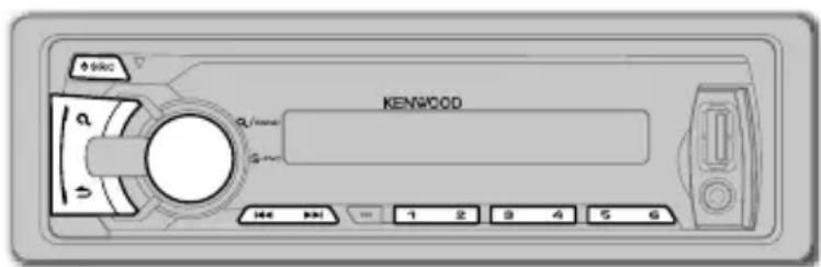KENWOOD KMM-257 - RADIO - 1