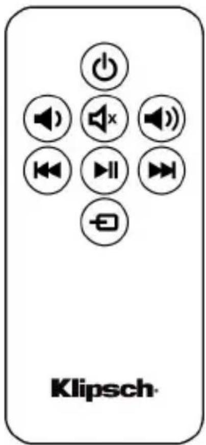 KLIPSCH KMC 3 - REMOTE CONTROL FUNCTIONS - 1