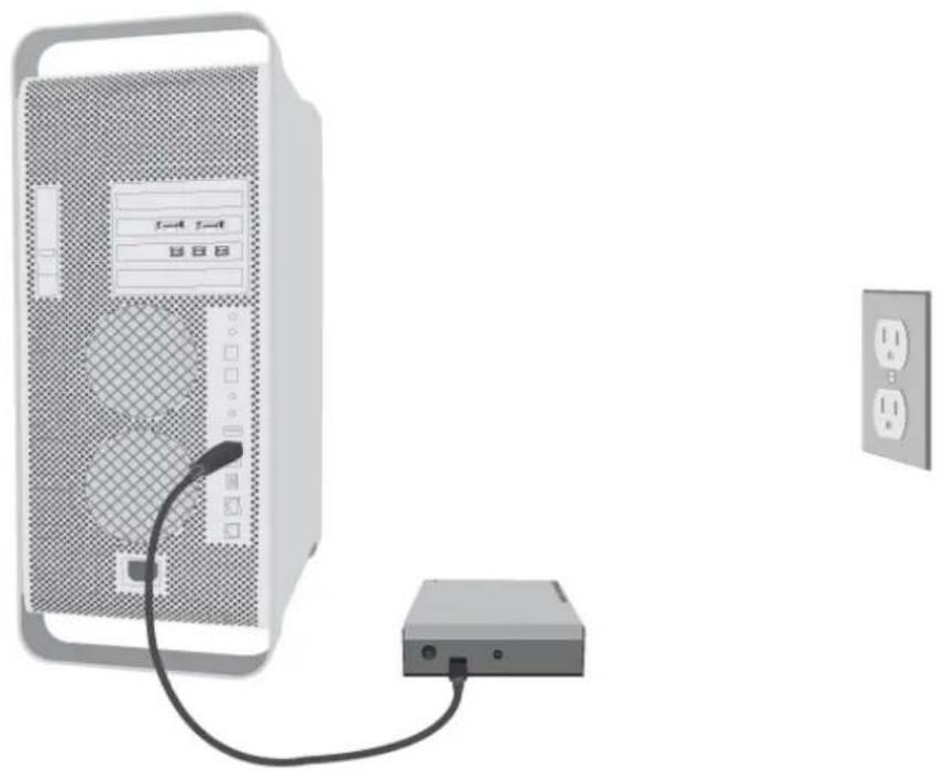 LACIE Porsche Design P'9233 - ÉTAPE 1 - CONNEXION DU CÂBLE USB - 1