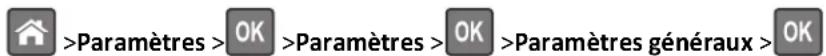 LEXMARK MS610dn - A partir du panneau de commandes de l'imprimante - 1