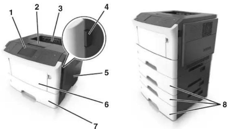 LEXMARK MS610dn - Modèles de base et configurés - 1