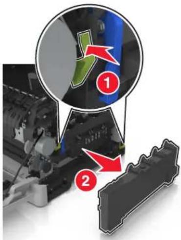LEXMARK CX510de - Replacing a black and color imaging kit - 6