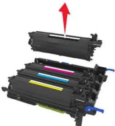 LEXMARK CX510de - Replacing a developer unit - 9