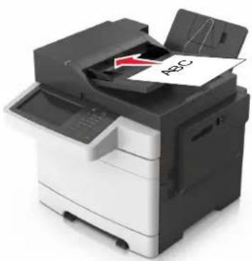 LEXMARK CX510de - Automatic document feeder (ADF) Scanner glass - 1